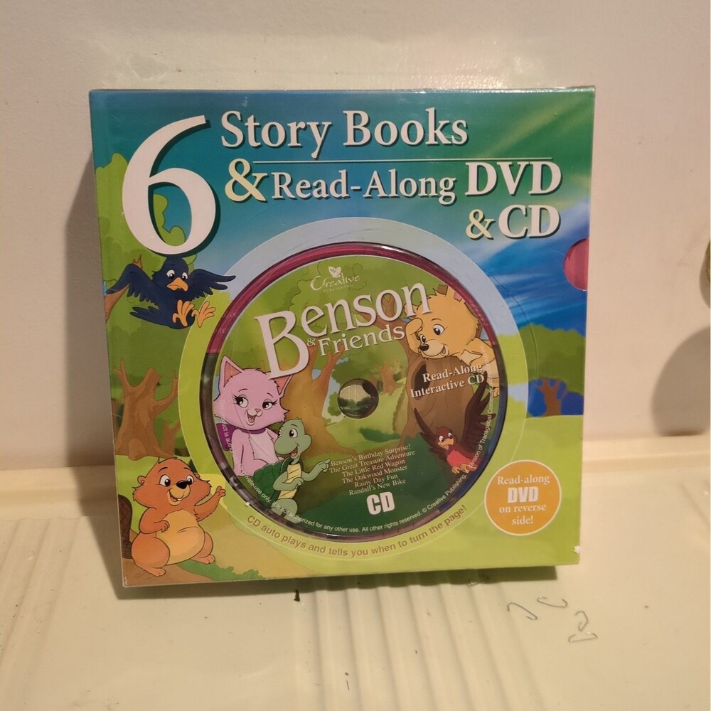 6 Story Books & Read Along DVD & CD, Great Gift for that special 1, New, Sealed.